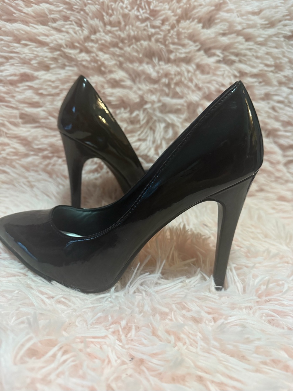 Classic Black Patent High Heel Pumps - Women